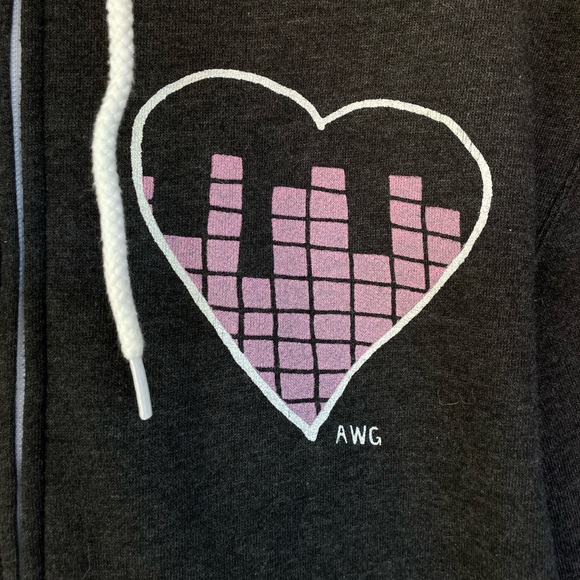 🎸 Glmr Klls x All Time Low Robot Hoodie – Rare Band Merch (Size L) 🎸🤖❤️ - Picture 6 of 8